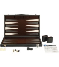 Backgammon Set Buffalo, Black, 46 x 30 cm