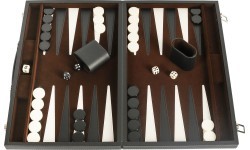 Backgammon Set Buffalo, Black, 46 x 30 cm