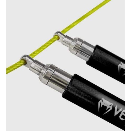 Скакалка Venum Thunder Evo, чёрно-жёлтая, 3 м