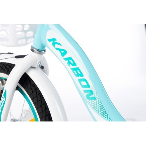 Karbon Kitty 16 bike turquoise-white