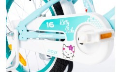 Dviratis Karbon Kitty 16 turquoise-white