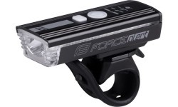 Priekinis žibintas FORCE Alert // 350LM, USB-C, su garsiniu signalu
