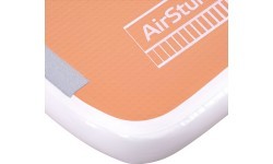 Pripučiamas mankštos kilimėlis inSPORTline Airstunt 400 x 100 x 10 cm Mocha Mousse su elektrine pompa