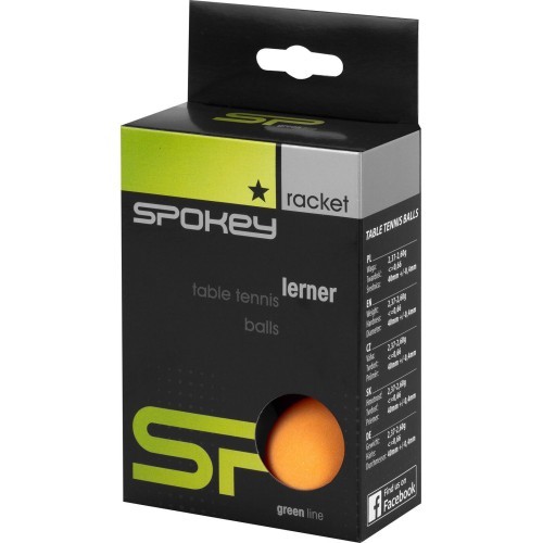 Stalo teniso kamuoliukai Spokey Learner, geltoni, 6 vnt.