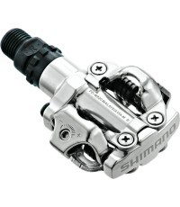 Shimano M520S pedals + cleats (silver)