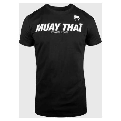 Marškinėliai Venum Muay Thai VT, juodi/balti