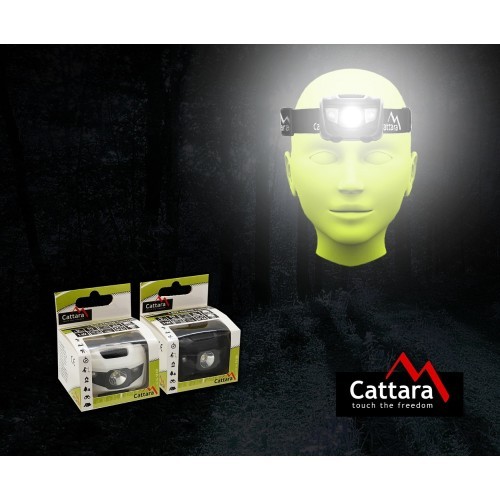 LED Headlamp Cattara - Black, 80lm