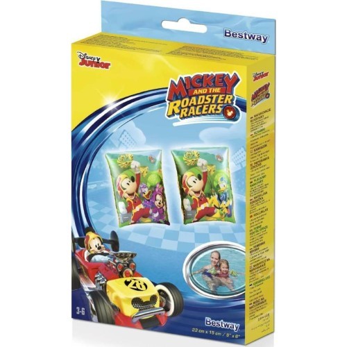 Plaukimo rankovės Bestway Mickey Racers, 3–6 metų