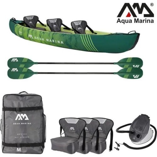 Aqua Marina Ripple-370 Recreational Canoe - 3 person. (2022) 2217440