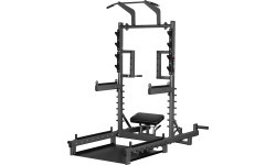 Komercinis daugiafunkcis stovas su svorių kilnojimo ir hip thrust platforma SMP01 HMS
