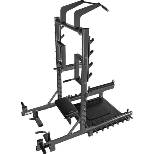 Komercinis daugiafunkcis stovas su svorių kilnojimo ir hip thrust platforma SMP01 HMS