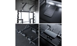 Komercinis daugiafunkcis stovas su svorių kilnojimo ir hip thrust platforma SMP01 HMS