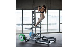 Komercinis daugiafunkcis stovas su svorių kilnojimo ir hip thrust platforma SMP01 HMS