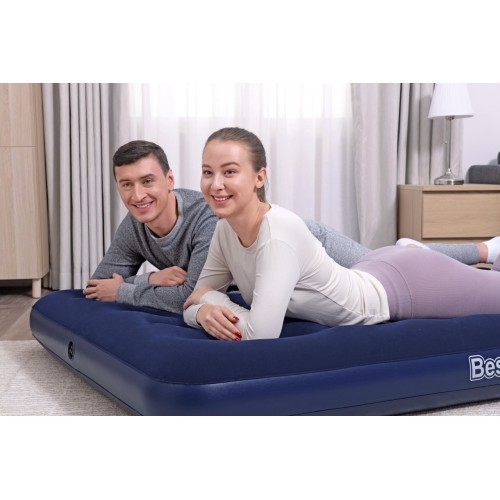 Pripučiamas veliūrinis čiužinys Bestway 191/137/22 cm