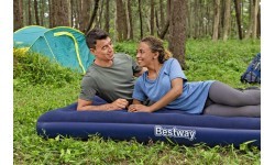 Pripučiamas veliūrinis čiužinys Bestway 191/137/22 cm