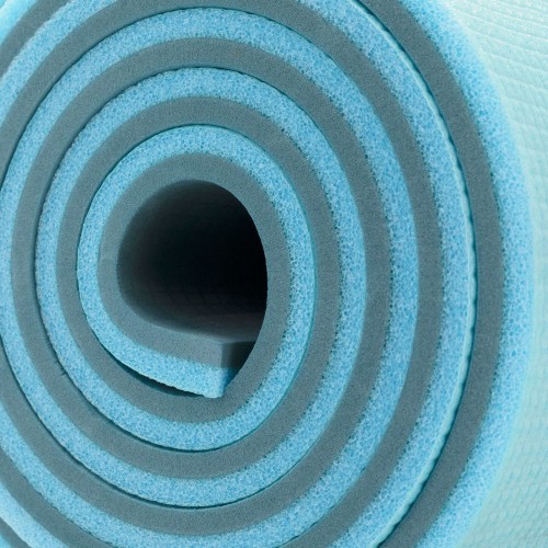 A two-layer sleeping pad with increased mechanical resistance Spokey CAMPINOS