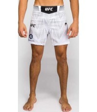 Vyriški UFC Zenith by Venum White Authentic Fight Night MMA šortai