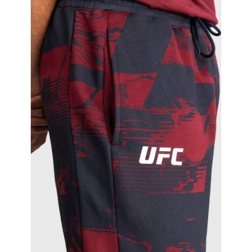 Vyriškos UFC Zenith by Venum Authentic Fight Week kelnės, bordo