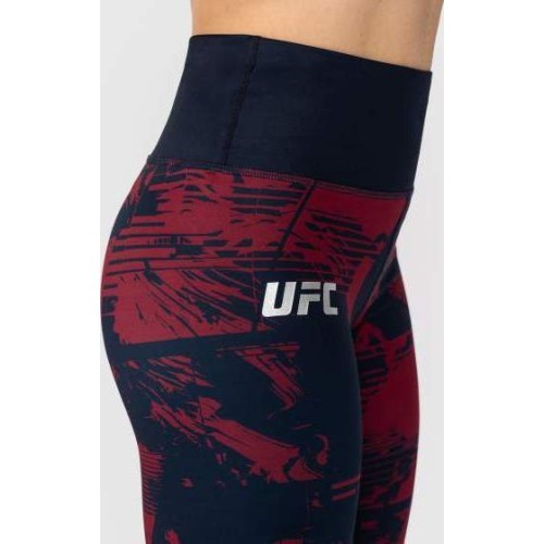 Женские легинсы UFC Zenith by Venum Authentic Fight Week, бордовые