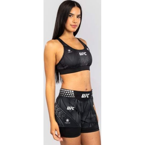 Женский спортивный бюстгальтер UFC Zenith by Venum Authentic Fight Night, чёрный