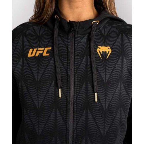 Moteriškas UFC Zenith by Venum čempiono kopijos džemperis su gobtuvu ir užtrauktuku