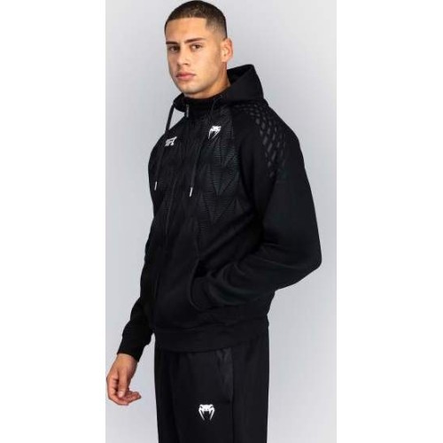 Мужская толстовка с капюшоном на молнии UFC Zenith by Venum Replica, чёрная