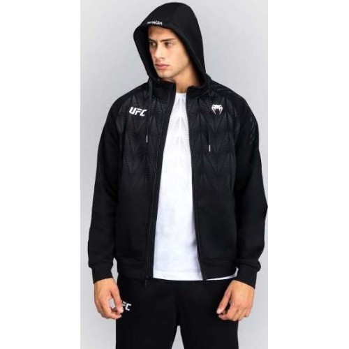 Мужская толстовка с капюшоном на молнии UFC Zenith by Venum Replica, чёрная