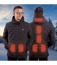 Vyriška šildoma striukė W-TEC HEATborg - Juoda