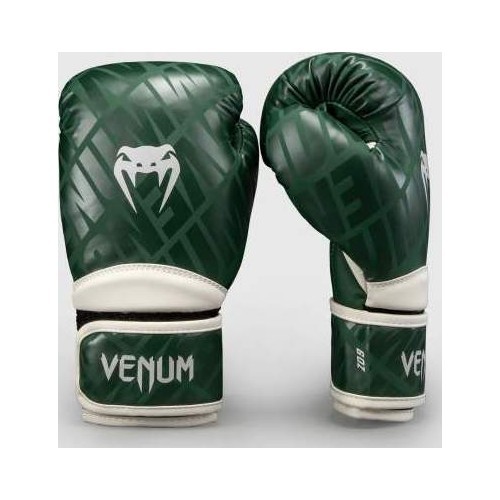 Детские боксёрские перчатки Venum Contender 1.5 XT - Forest Green/Off White