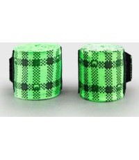 Venum Tartan bokso bintai – neoniniai žali