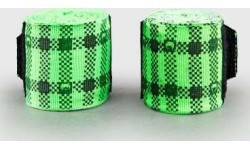 Venum Tartan bokso bintai – neoniniai žali