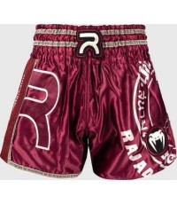 Venum x Rajadamnern Muay Thai šortai - vyšninės spalvos