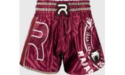 Venum x Rajadamnern Muay Thai šortai - vyšninės spalvos