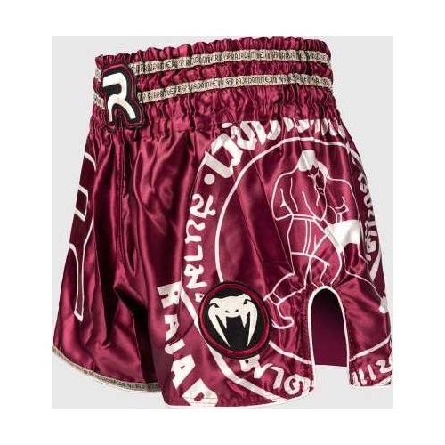Venum x Rajadamnern Muay Thai šortai - vyšninės spalvos