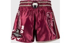 Venum x Rajadamnern Muay Thai šortai - vyšninės spalvos