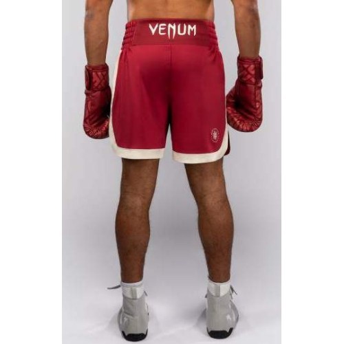 Боксёрские шорты Venum Classic – рубиново-красный/слоновая кость