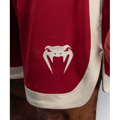 Venum Classic Boxing Shorts – Ruby Red/Ivory