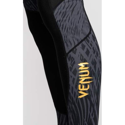 Venum x Chimaev antblauzdžiai/tamprės - juoda/pilka