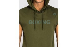 Толстовка без рукавов с капюшоном Venum Boxing VT, военный зелёный
