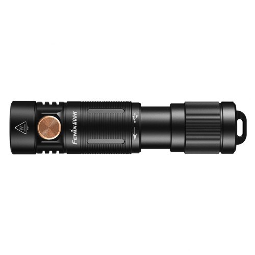 Fenix E05R LED žibintuvėlis, juodas