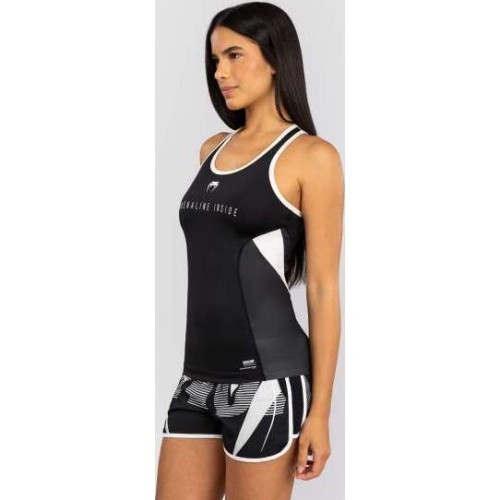 Женская майка Venum Adrenaline Dry Tech, черный/слоновая кость