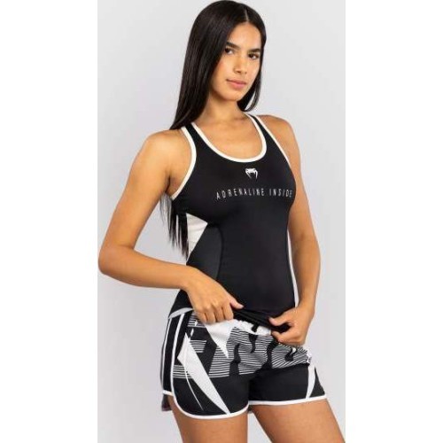 Venum Adrenaline moteriški marškinėliai Dry Tech, juoda/dramblio kaulo