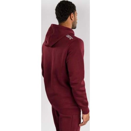 Vyriškas džemperis su gobtuvu UFC Zenith by Venum Burgundy Authentic Fight Week