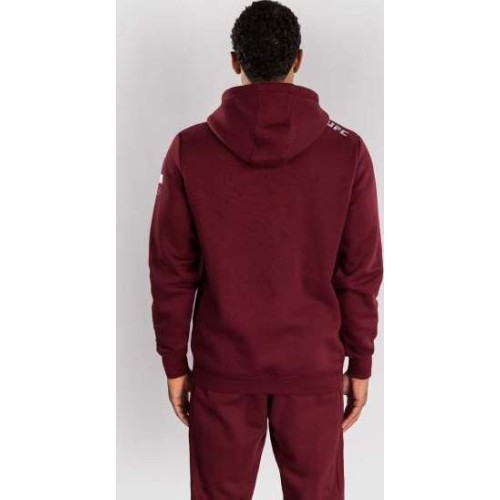 Vyriškas džemperis su gobtuvu UFC Zenith by Venum Burgundy Authentic Fight Week