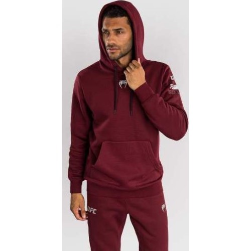 Vyriškas džemperis su gobtuvu UFC Zenith by Venum Burgundy Authentic Fight Week