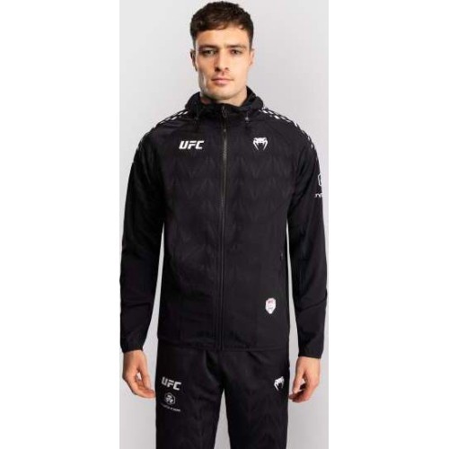 Vyriškas džemperis UFC Zenith by Venum Black Authentic Fight Night Walkout su gobtuvu