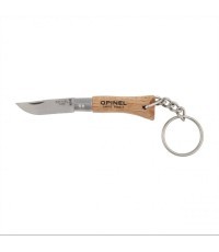 Opinel kišeninis peilis No.2, buko rankena su raktų žiedu