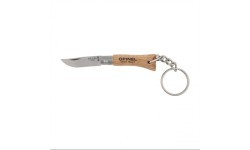 Opinel kišeninis peilis No.2, buko rankena su raktų žiedu