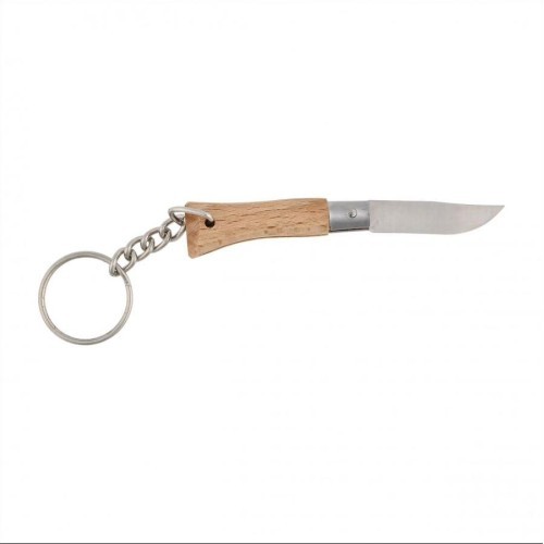 Opinel kišeninis peilis No.2, buko rankena su raktų žiedu
