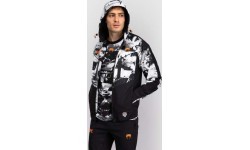 Vyriškas UFC Zenith by Venum baltas Authentic Fight Week džemperis su užtrauktuku
